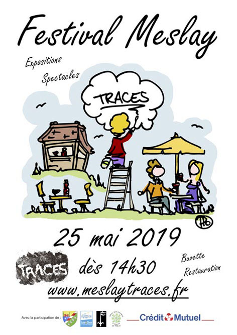 Affiche  Meslay Traces 2019