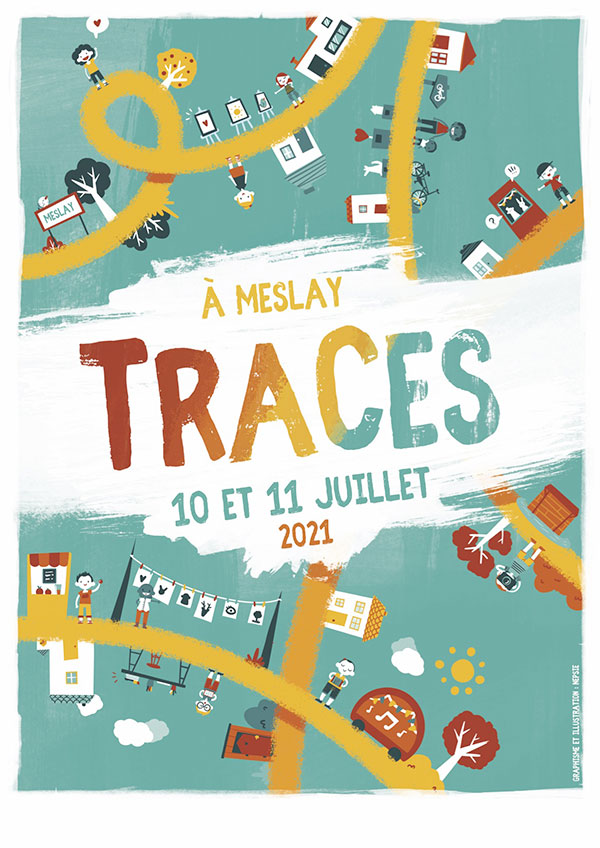 Meslay Traces 2021 affiche